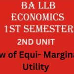 Explain the Law of Equi- Marginal Utility?