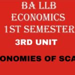 Explain the Economies of Scale.