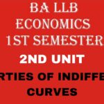 What is an Indifference Curve? Explain the properties of an Indifference Curve.