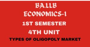 Explain the types of Oligopoly Market.