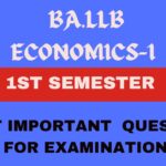 ECONOMICS-1- PRINCIPLES OF ECONOMICS. MOST IMPORTANT QUESTIONS FOR EXAMINATION- 2025