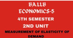 Explain the measurement of Elasticity of demand?