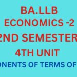 What is terms of trade. explain the components of terms of trade.