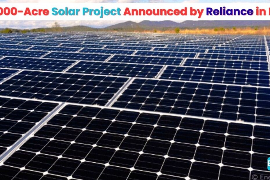 Reliance to Power 10% of India from 5,50,000-Acre Solar Farm in Kutch