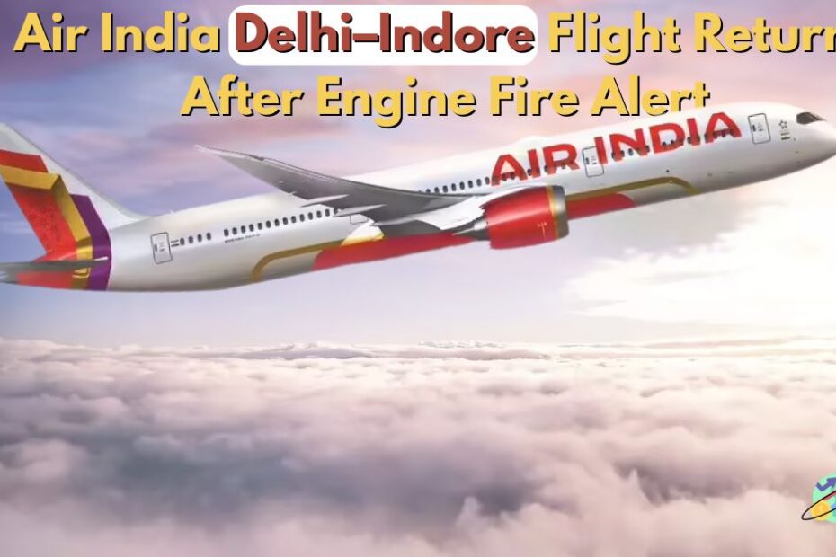 Air India Delhi–Indore Flight Returns After Engine Fire Alert — Passengers Safe, Aircraft Grounded