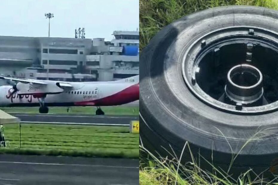 Wheel Falls Off SpiceJet Flight Mid-Air: Full Emergency Declared, All 75 Safe