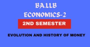 Explain the evolution and the history of money?