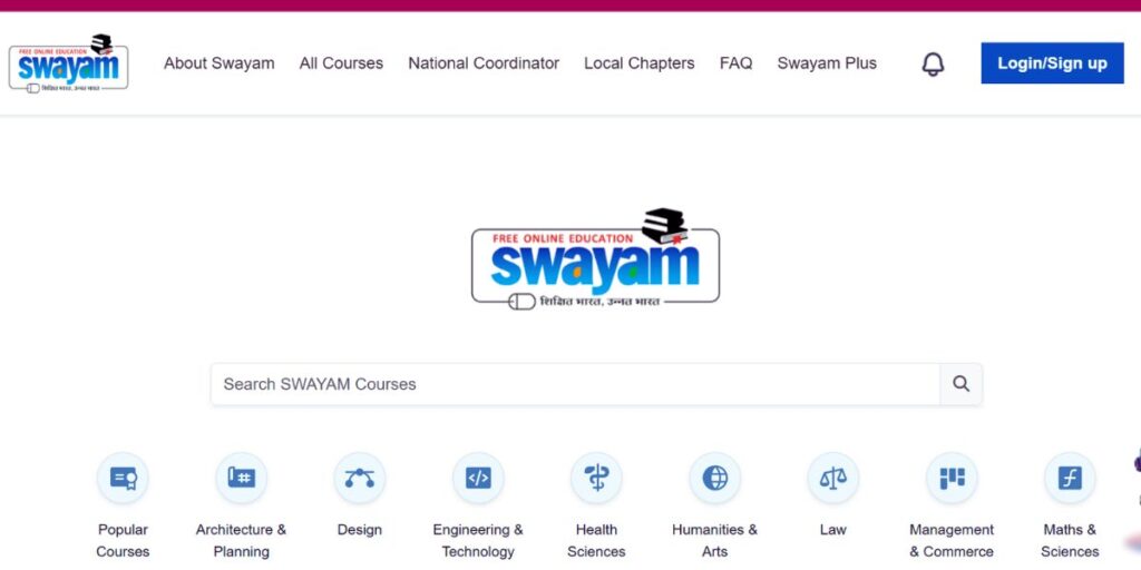 SWAYAM – Free Courses from India’s Top Universities (5 Powerful Government Platforms)