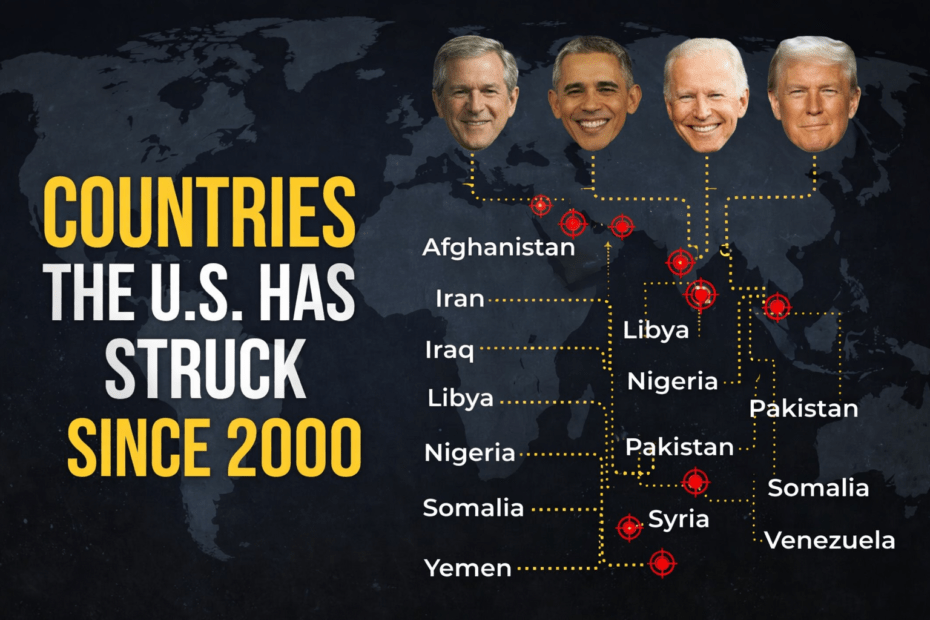 Every Country the United States Has Struck Since 2000 — And the Presidents Who Ordered It
