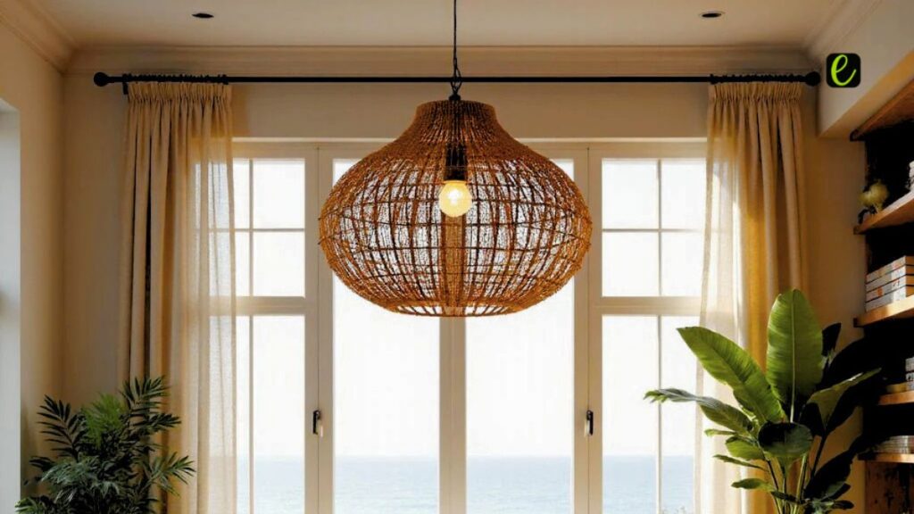 14 Affordable Home Decor Items Under ₹1000 to Buy Online in India 18 Hanging Rattan Pendant Light Shade — Turn Any Bulb Into a Design Feature
